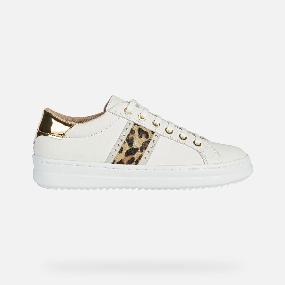 Geox Bayan Spor Ayakkabı Beyaz - Pontoise - LYR-791302